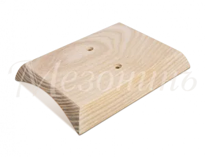 Накладка "Классика"на оцилиндрованное бревно D220мм., прямой угол , установочная площадка: 128 х 90  GE72712-00