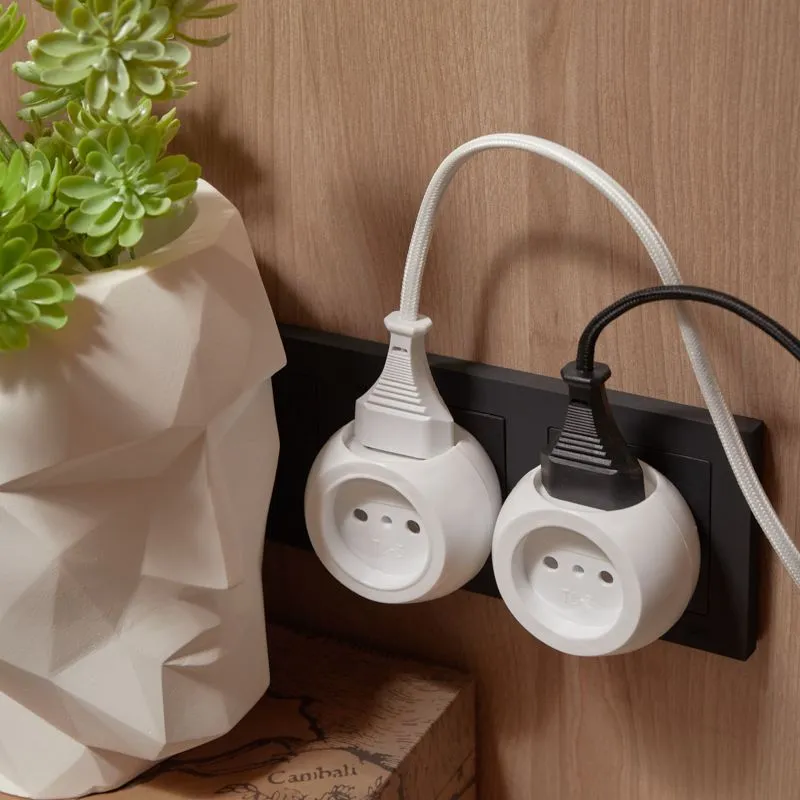 Набор тройников электрических Шар 6А б/з, белый (2 шт./уп.) REXANT - Фото 4