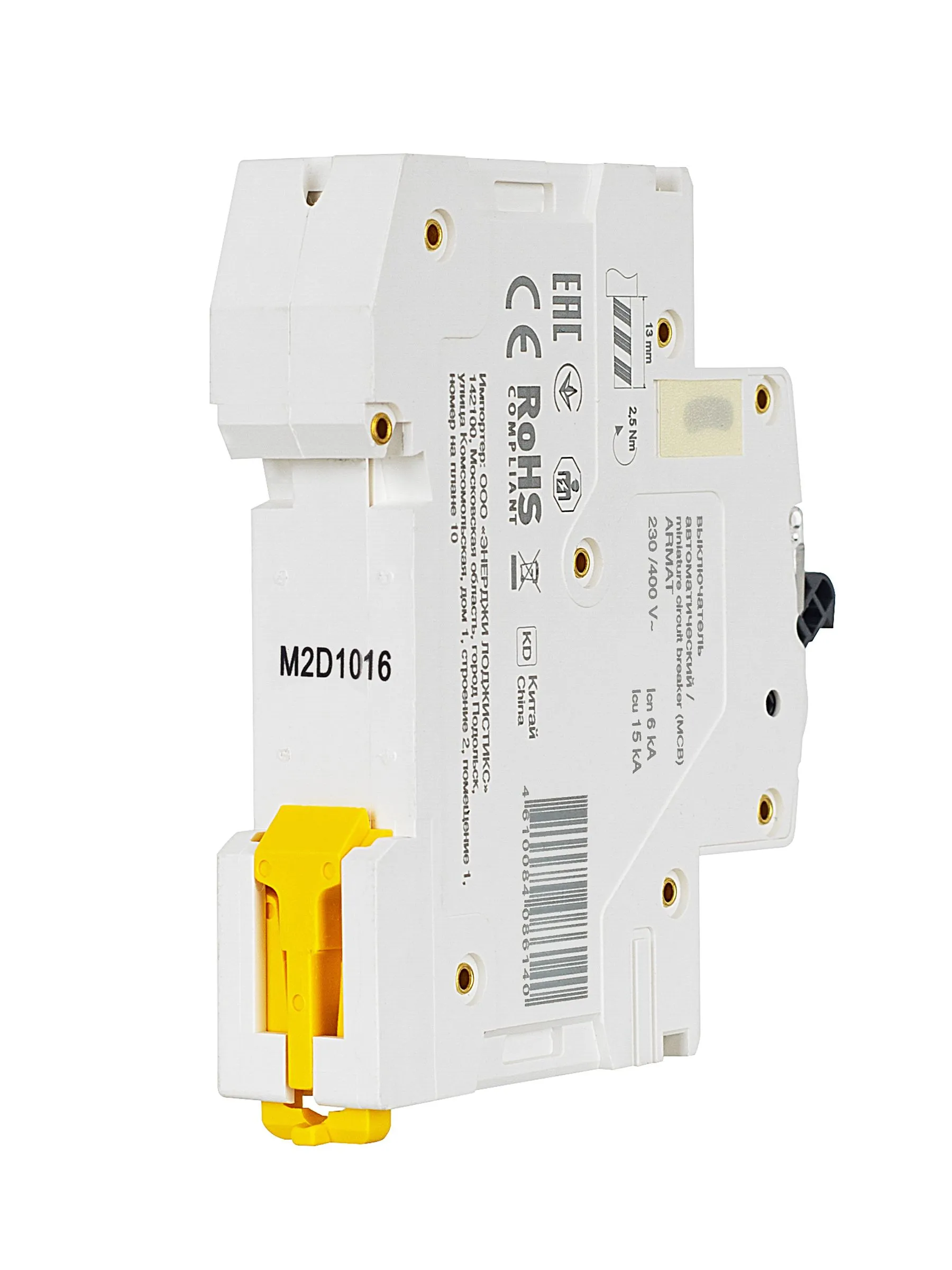 ARMAT Автоматический выключатель M06N 1P D 10А IEK - Фото 4