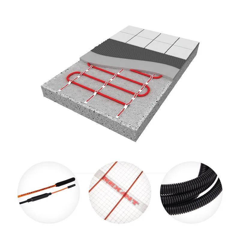 Теплый пол, нагревательный мат Extra 1,5м², 0,5х3м, 240Вт двухжильный REXANT - Фото 3