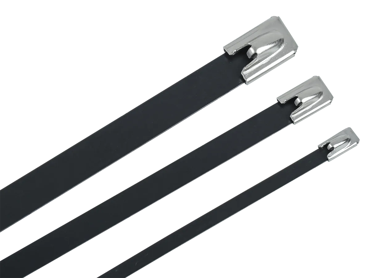 Хомут стальной ХСт 7,9х1000мм с полимерным покрытием (100шт/упак) IEK