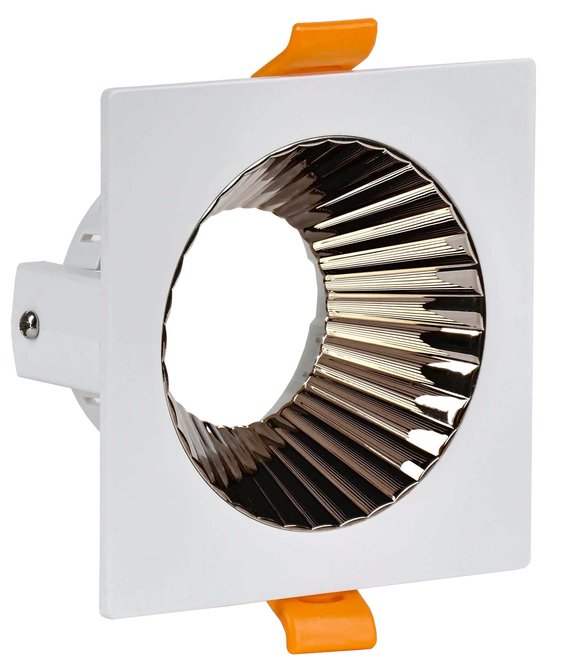 LIGHTING Светильник 4109 встраиваемый поворотный под лампу GU10 белый/шоколад пластик IEK