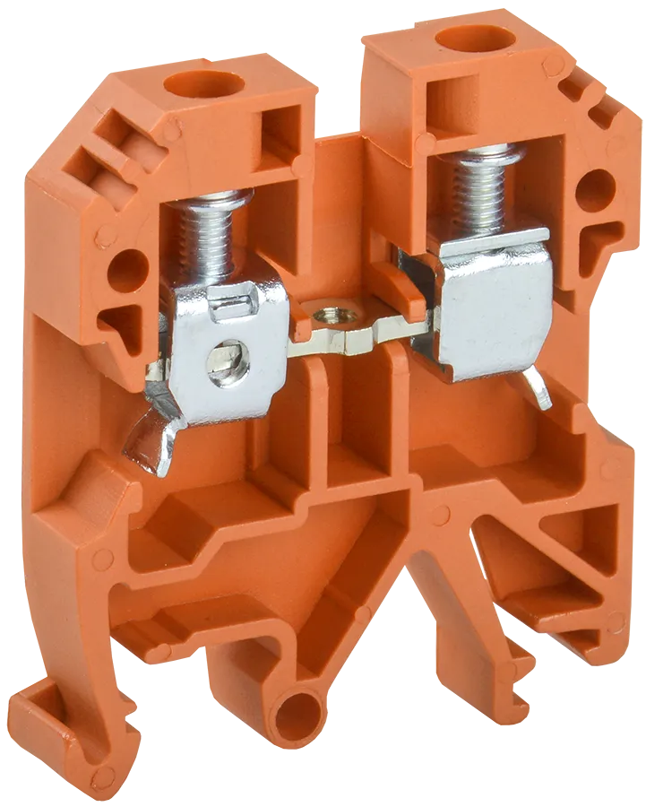Клемма винтовая КВИ-6мм2 оранжевая IEK