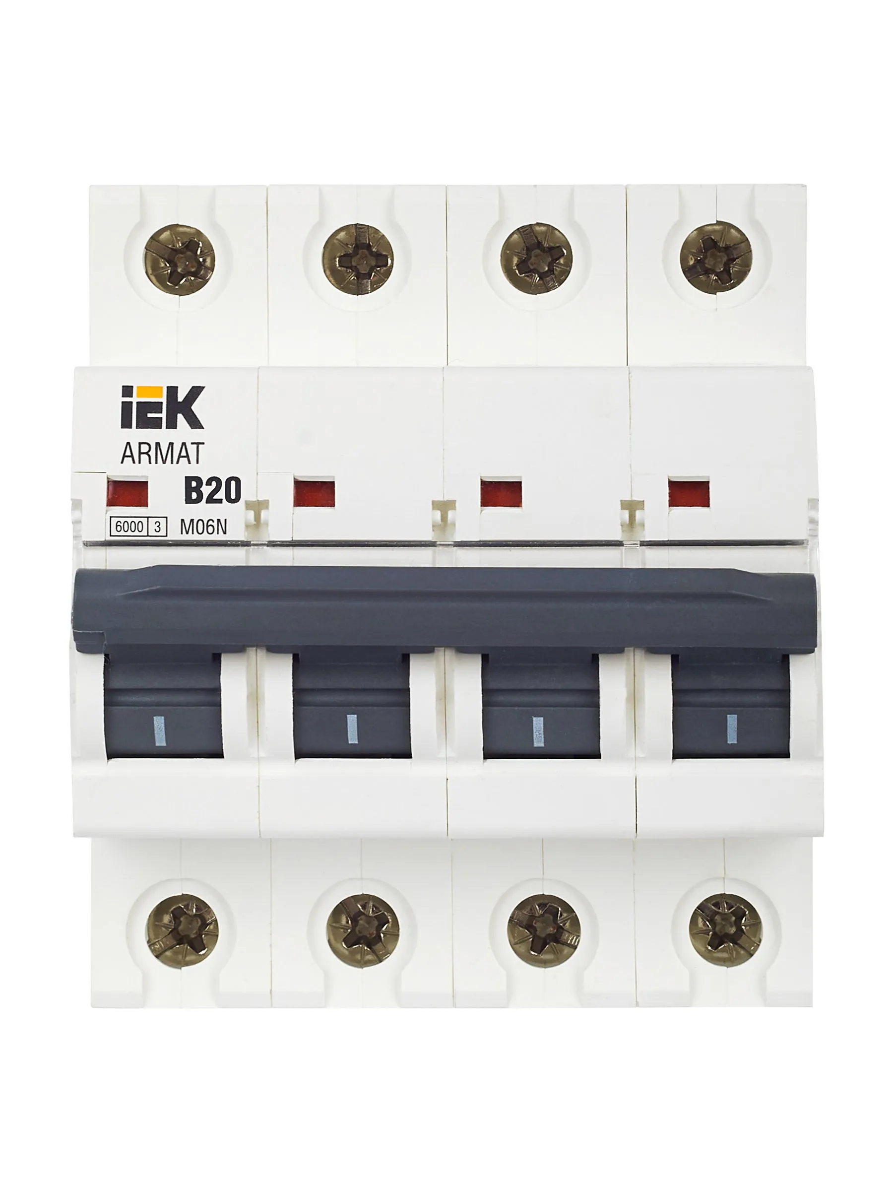 ARMAT Автоматический выключатель M06N 4P B 20А IEK - Фото 7