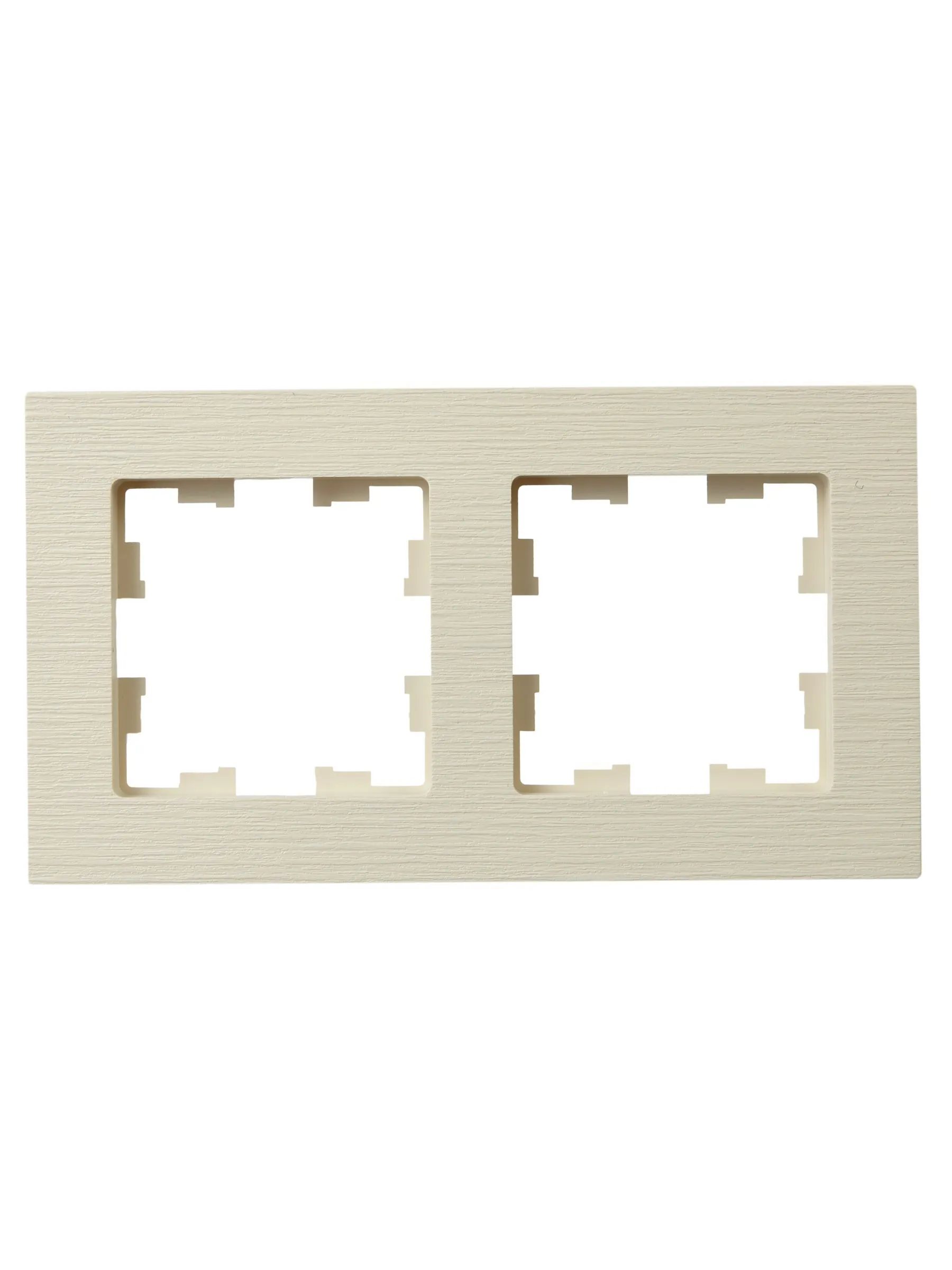 BRITE Рамка 2-местная РУ-2-Бр бежевый рифленый IEK - Фото 6