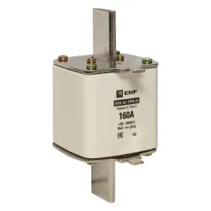 Плавкая вставка ППН-39 630/160А габарит 3 EKF 