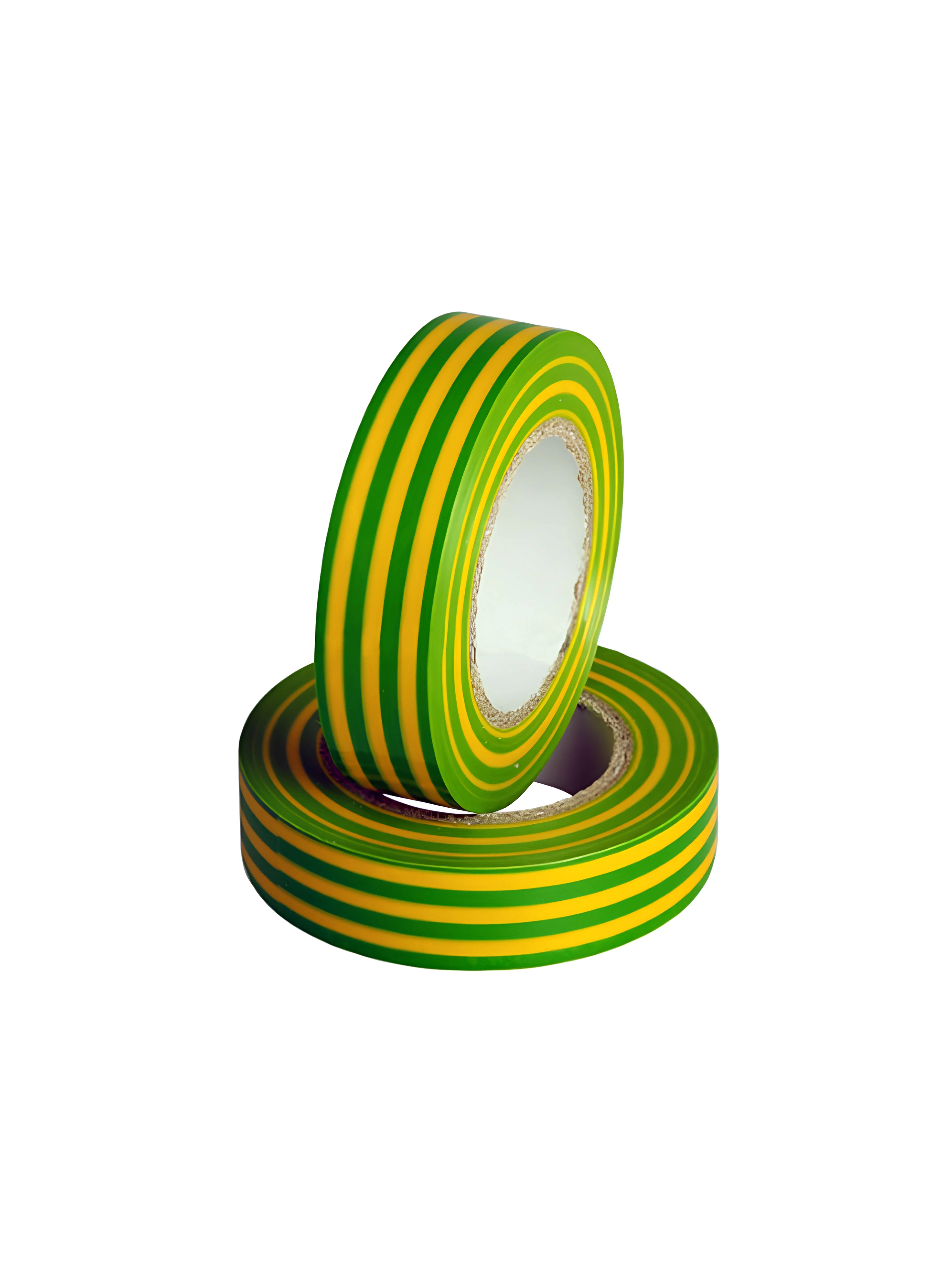 Изолента ПВХ 0,18х19мм, 20м профессиональная желто-зеленая (5шт/уп) DEKRON - Фото 3
