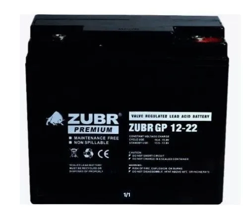 Аккумуляторная батарея ZUBR GP 12-22Ah ZUBR GP 12-22Ah
