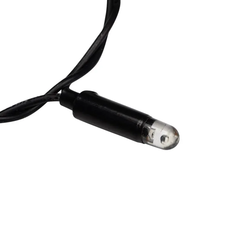 Гирлянда светодиодная Занавес 2х3м 600 LED ТЕПЛЫЙ БЕЛЫЙ черный ПВХ IP65 постоянное свечение 230В нужен блок 303-500 - Фото 4