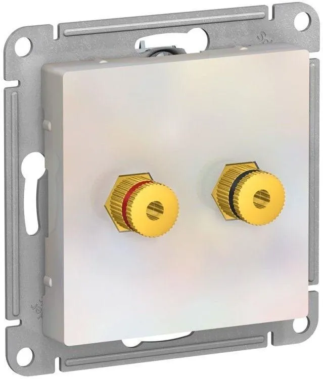 Розетка аудио 2-м AtlasDesign жемчуж. SE ATN000487