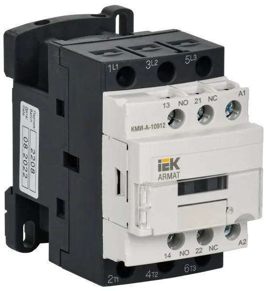 ARMAT Контактор КМИ-А-10912 LC1D 9А 36В/АС3 1NO/1NC IEK для управления электросетью