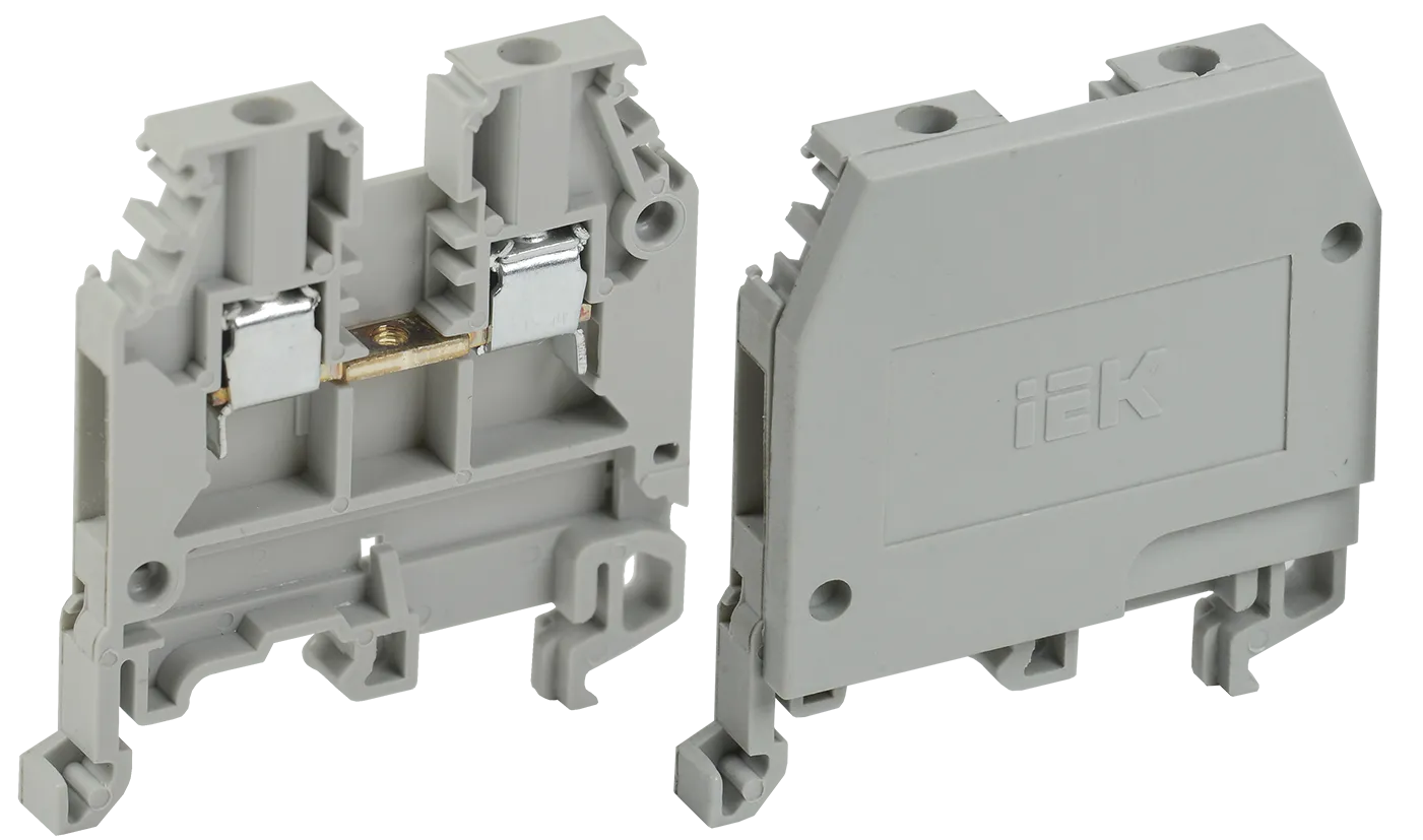 Зажим наборный ЗНИ-2,5мм2 (JXB24А) серый IEK