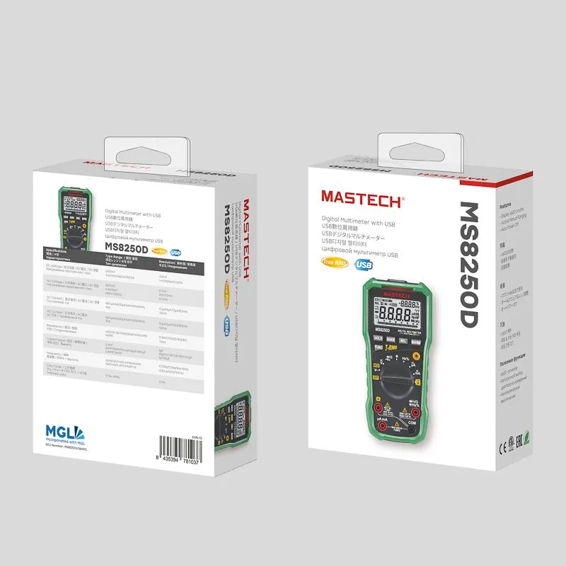 Профессиональный мультиметр MS8250D MASTECH - Фото 2