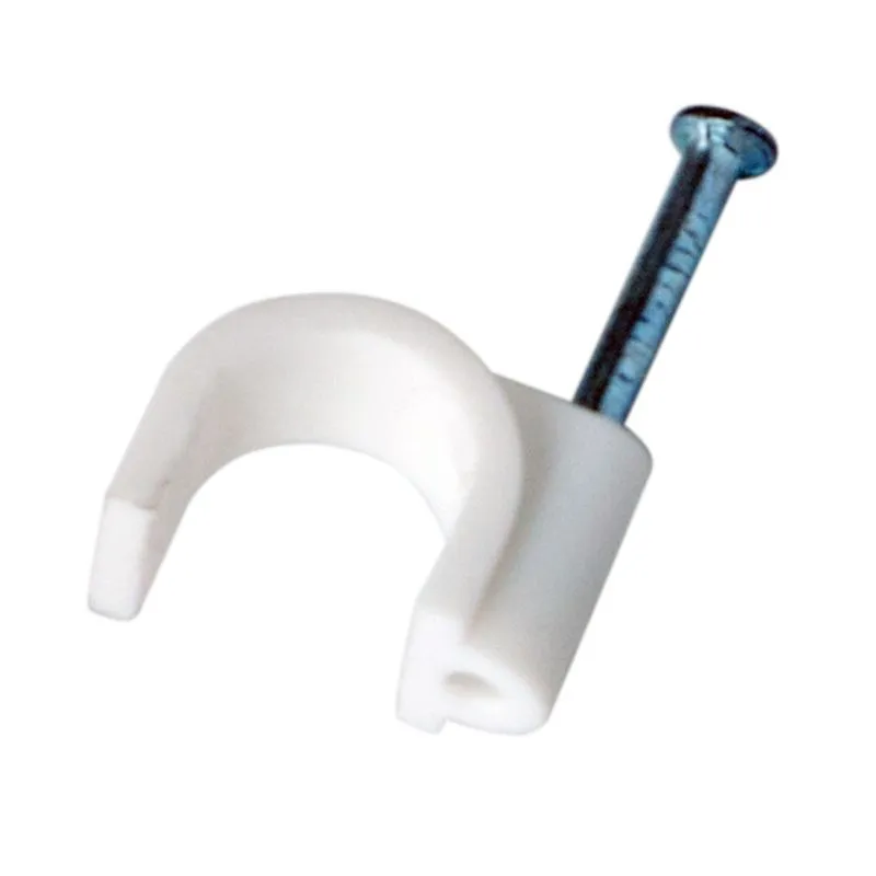 Крепеж кабеля круглый 9мм, белый (50 шт/уп) REXANT - Фото 5