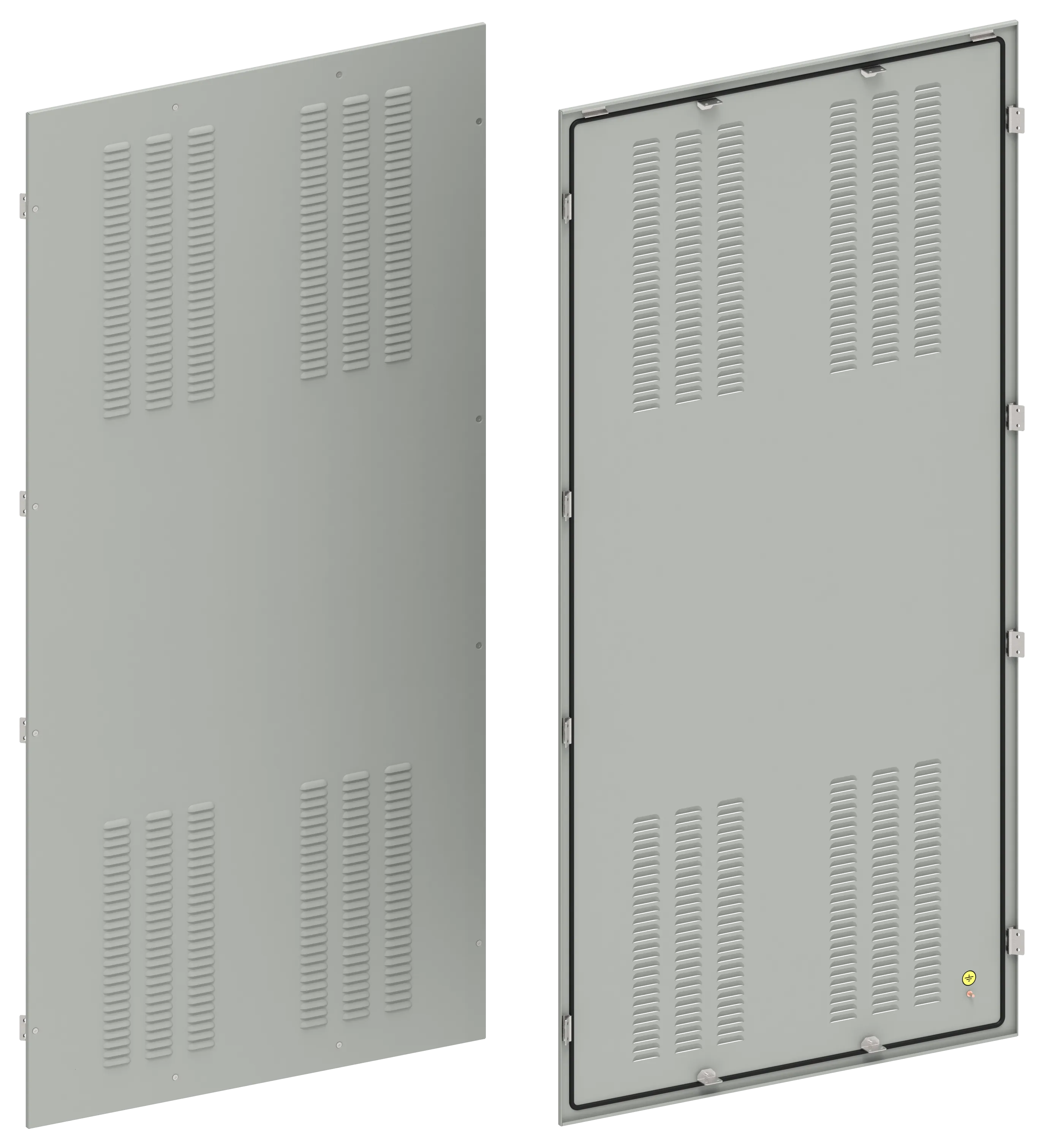 FORMAT Панель боковая вентилируемая 2000х1000мм IP31 (2шт/компл) IEK FO-00-PSV-200-100-31