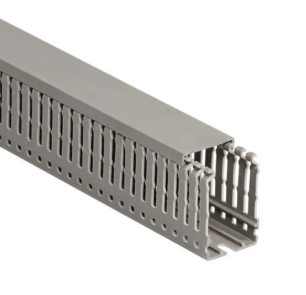 Кабель-канал перфорированный 40х60 cерый DEKRON DEK0802-0005