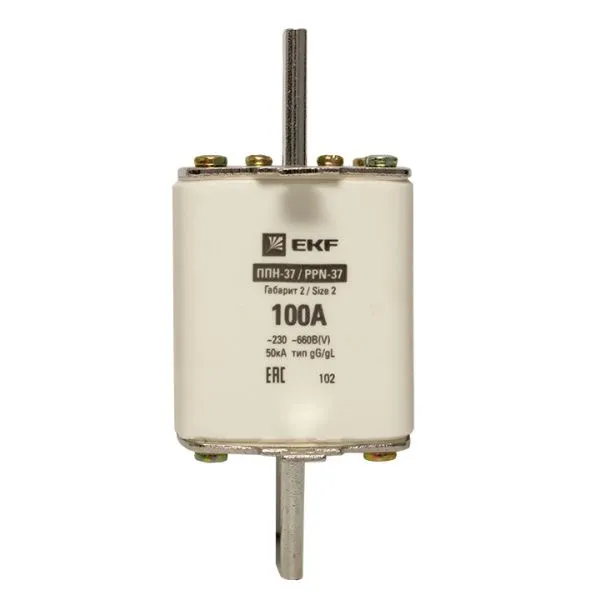 Плавкая вставка ППН-37 400/100А габарит 2 EKF