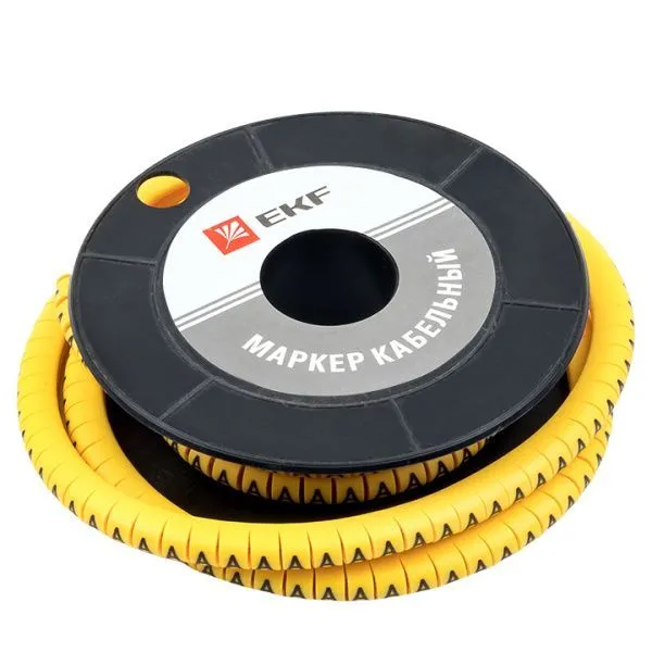 Маркер кабельный 2,5 мм2 "A" (1000 шт.) (ЕС-1) EKF - Фото 3
