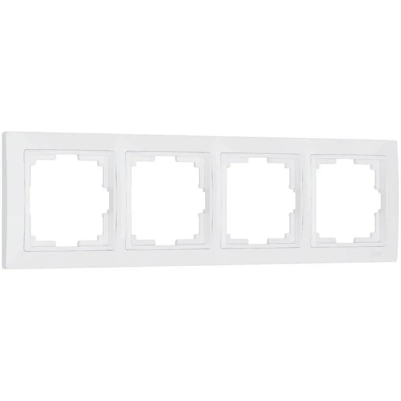 Рамка на 4 поста Snabb basic (белый) Werkel
