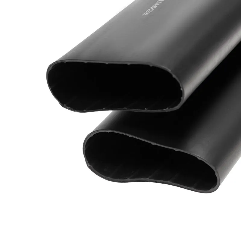 Трубка термоусаживаемая СТТК (3-4:1) среднестенная клеевая 75,0/22,0мм, черная, упаковка 2 шт. по 1м REXANT - Фото 2