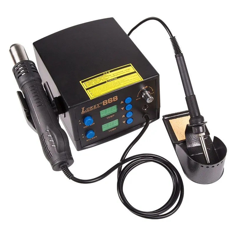 Станция паяльная LUKEY-868 (фен+паяльник) 12-0044-4