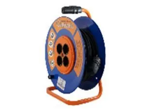 Удлинитель силовой на катушке GLANZEN 4 гн. КГ 3х2,5 арт. EB-30-011 EB-30-011