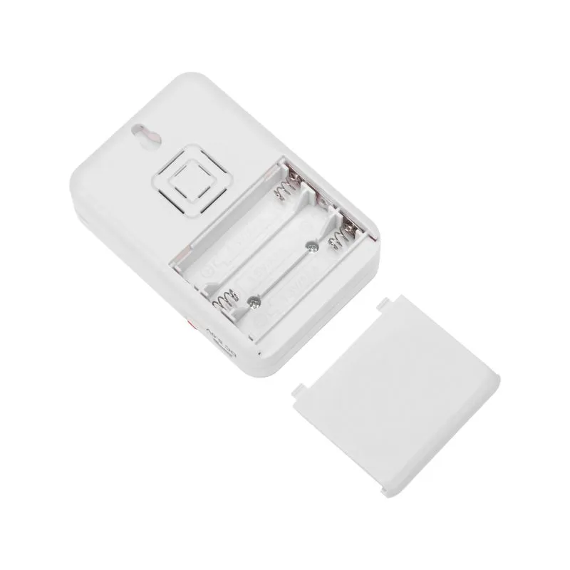 Беспроводной дверной звонок c цифровым кодированием переливающийся 38 мелодий 150м IP44 (белый/красный) REXANT - Фото 5