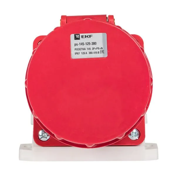 Роз. стац. наруж. 145 3Р+РЕ+N 125А 380В IP67 EKF - Фото 2
