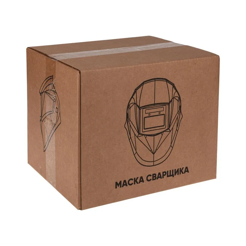 Маска сварщика с черным минеральным стеклом DIN 9 KRANZ - Фото 3