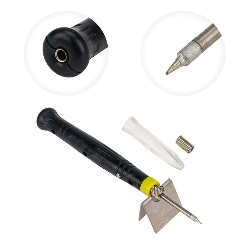 Паяльник с керам. нагревателем, серия МИНИ, 8Вт, 5В, питание от USB, блистер REXANT - Фото 3