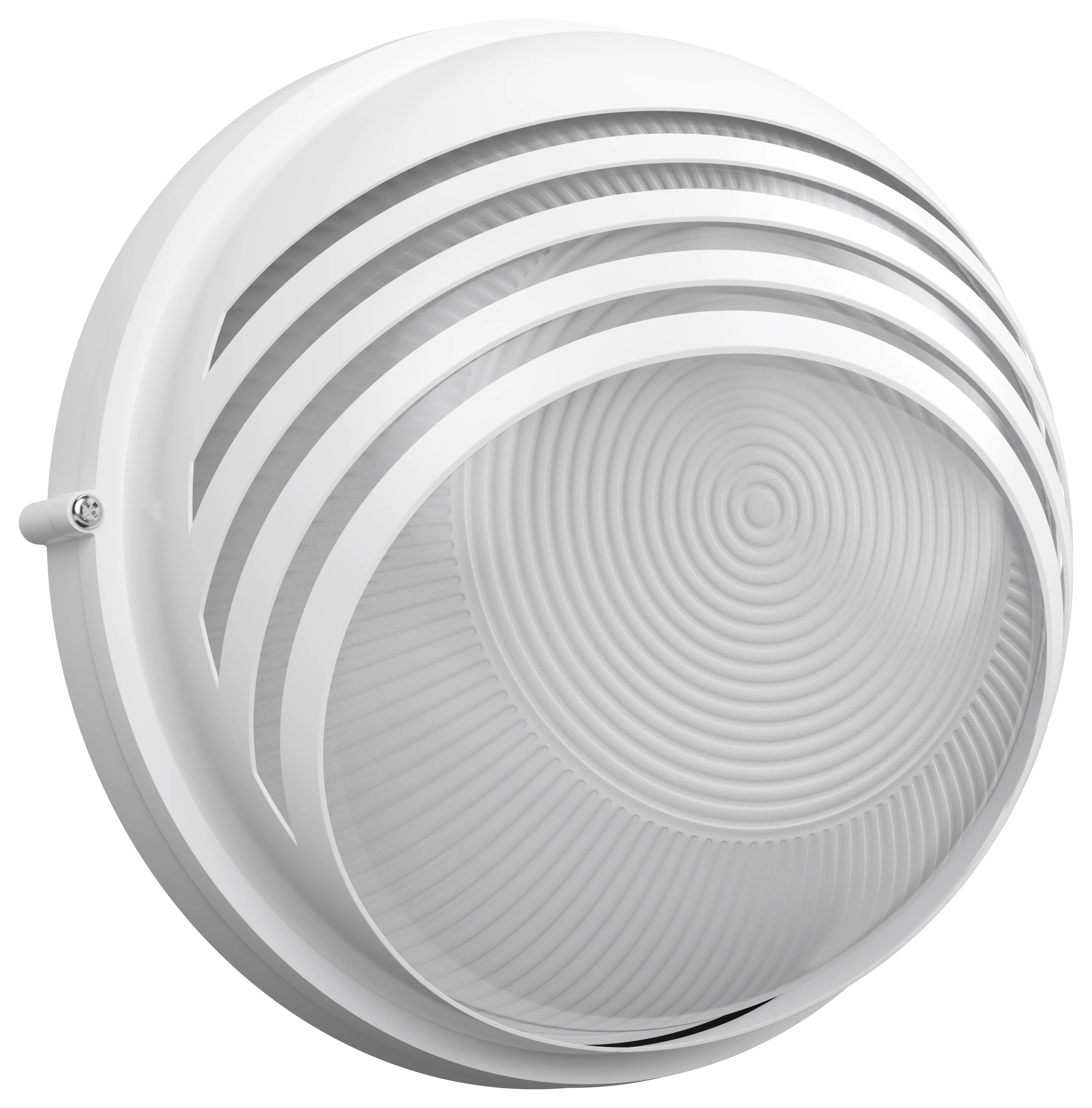 Светильник НПП1107 круг ресничка 100Вт IP54 белый IEK LNPP0-1107-1-100-K01