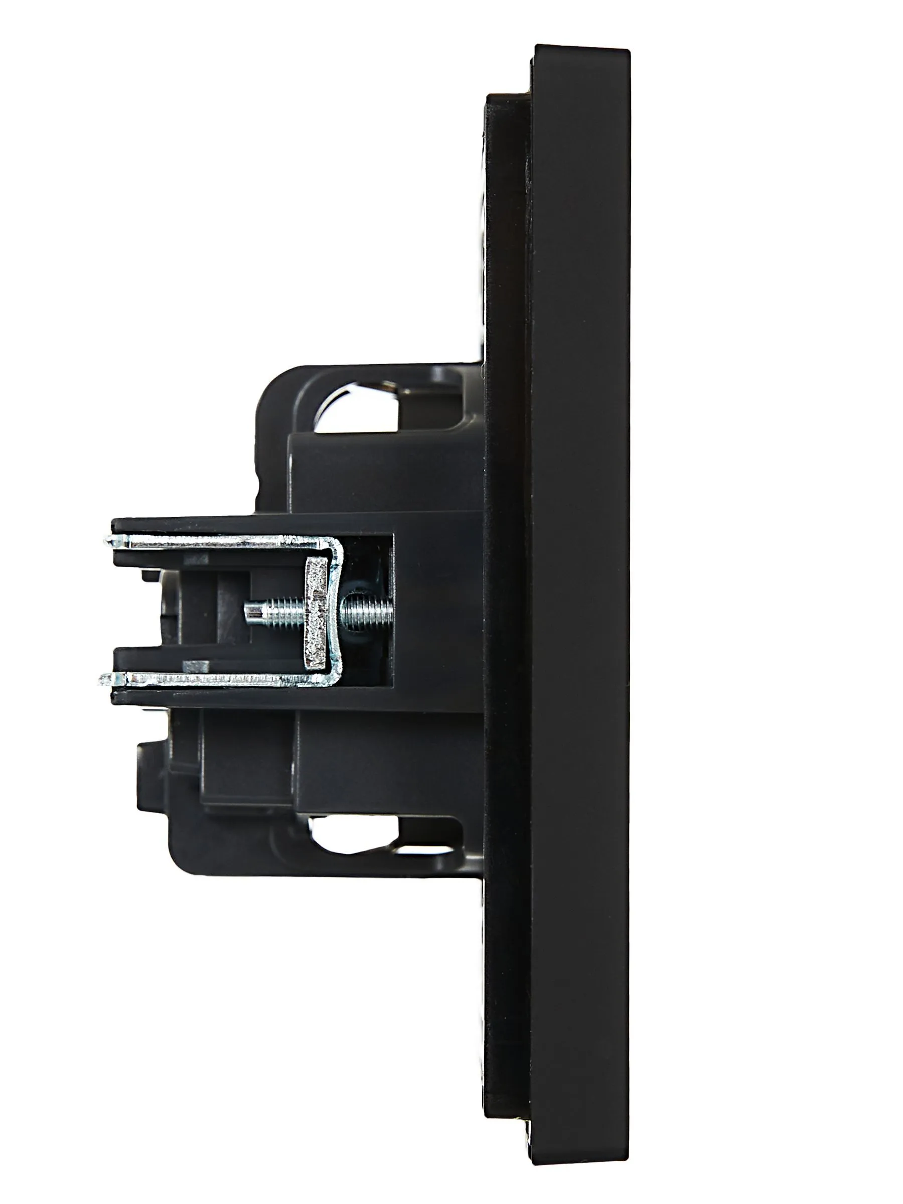 FORTE&PIANO Розетка 1-местная с заземлением без защитных шторок винтовое крепление 16А FP116 черный IEK - Фото 6