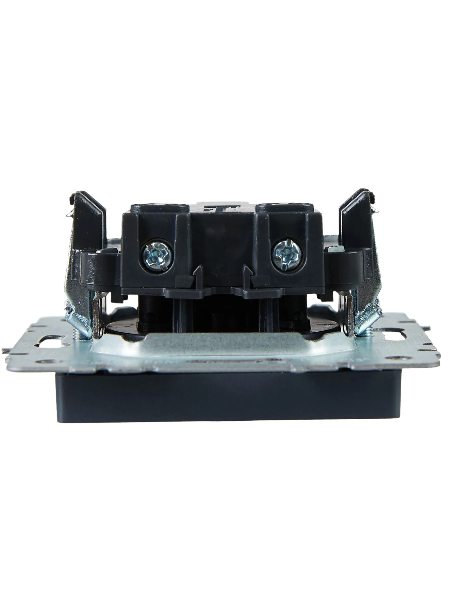 BRITE Розетка 1-местная без заземления с защитными шторками 10А РСш10-2-БрМ маренго IEK - Фото 5