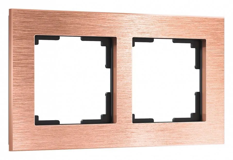 Рамка на 2 поста Aluminium (бронза) Werkel W0021712