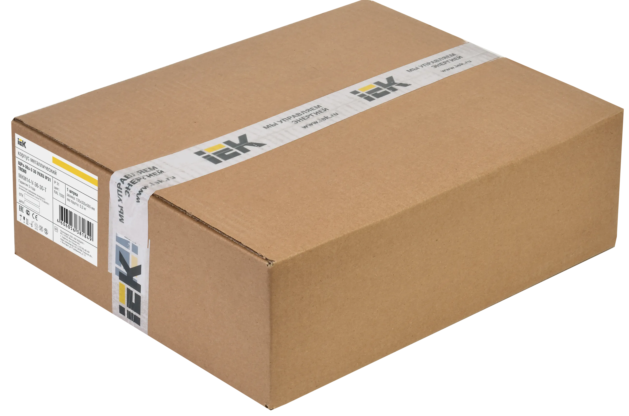 TITAN 3 Корпус металлический ЩРв-36 (540х310х120мм) IP31 IEK - Фото 2