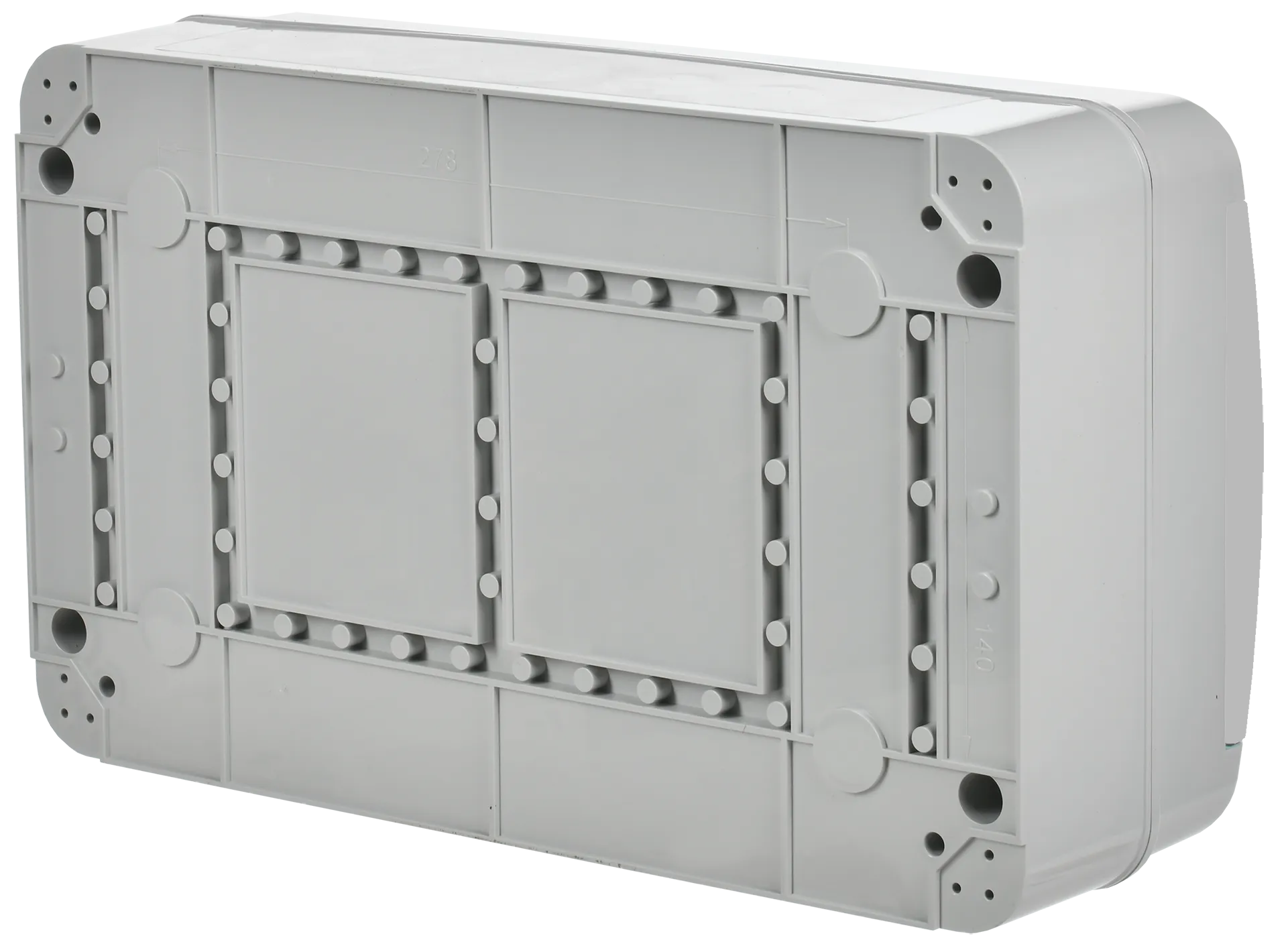 TEKFOR Корпус пластиковый КМПн-18 IP65 серая непрозрачная дверь IEK - Фото 2