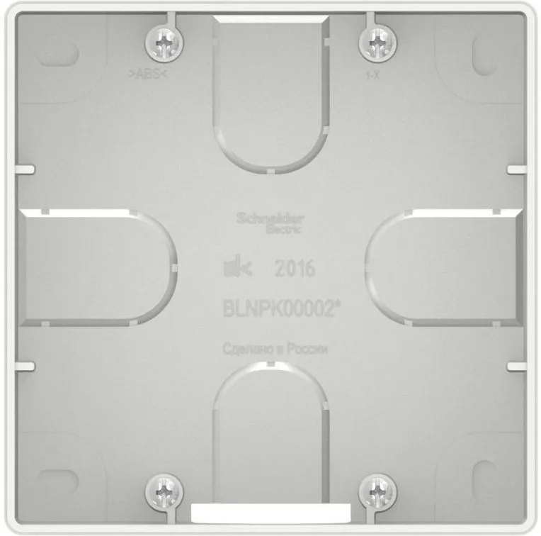 Коробка подъемная СП Blanca для силовых розеток бел. SE BLNPK000021 - Фото 3