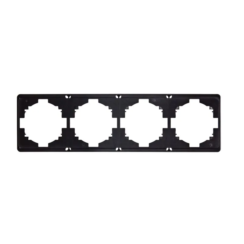 Рамка ROUND 4-постовая оникс KRANZ - Фото 2