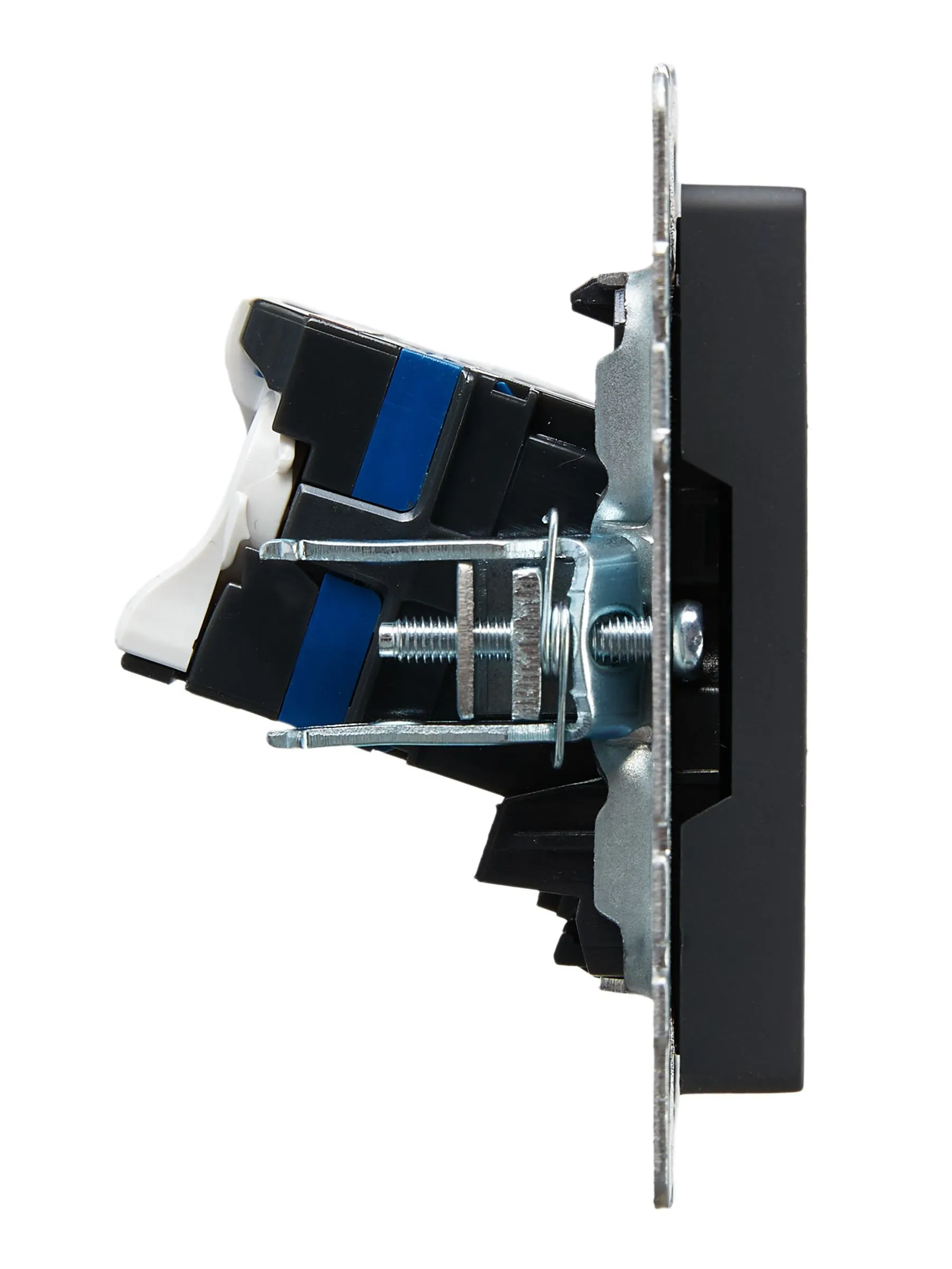 BRITE Розетка компьютерная двойная RJ45 кат.6 РК11-2-БрГ графит IEK - Фото 6