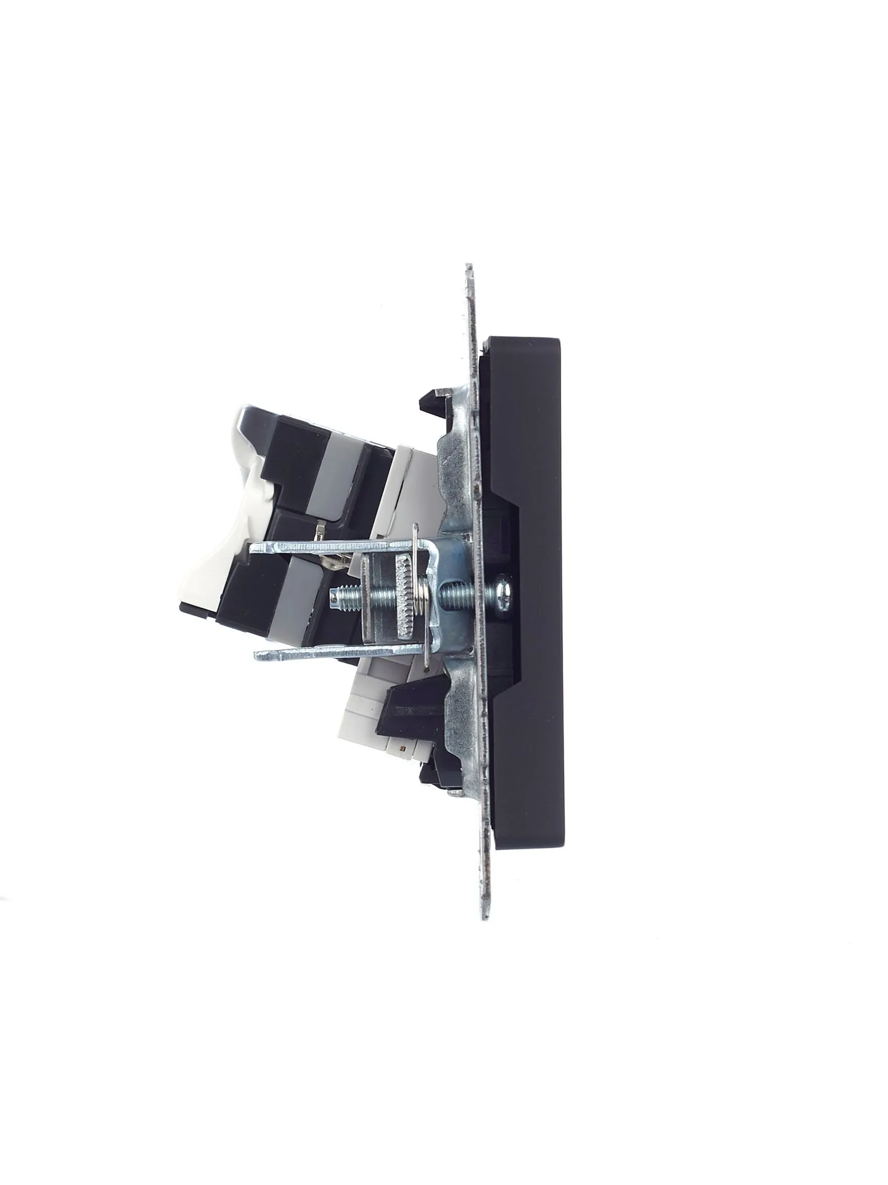 BRITE Розетка двойная RJ11+RJ45 кат.5E РК/Т12-БрГ графит IEK - Фото 7