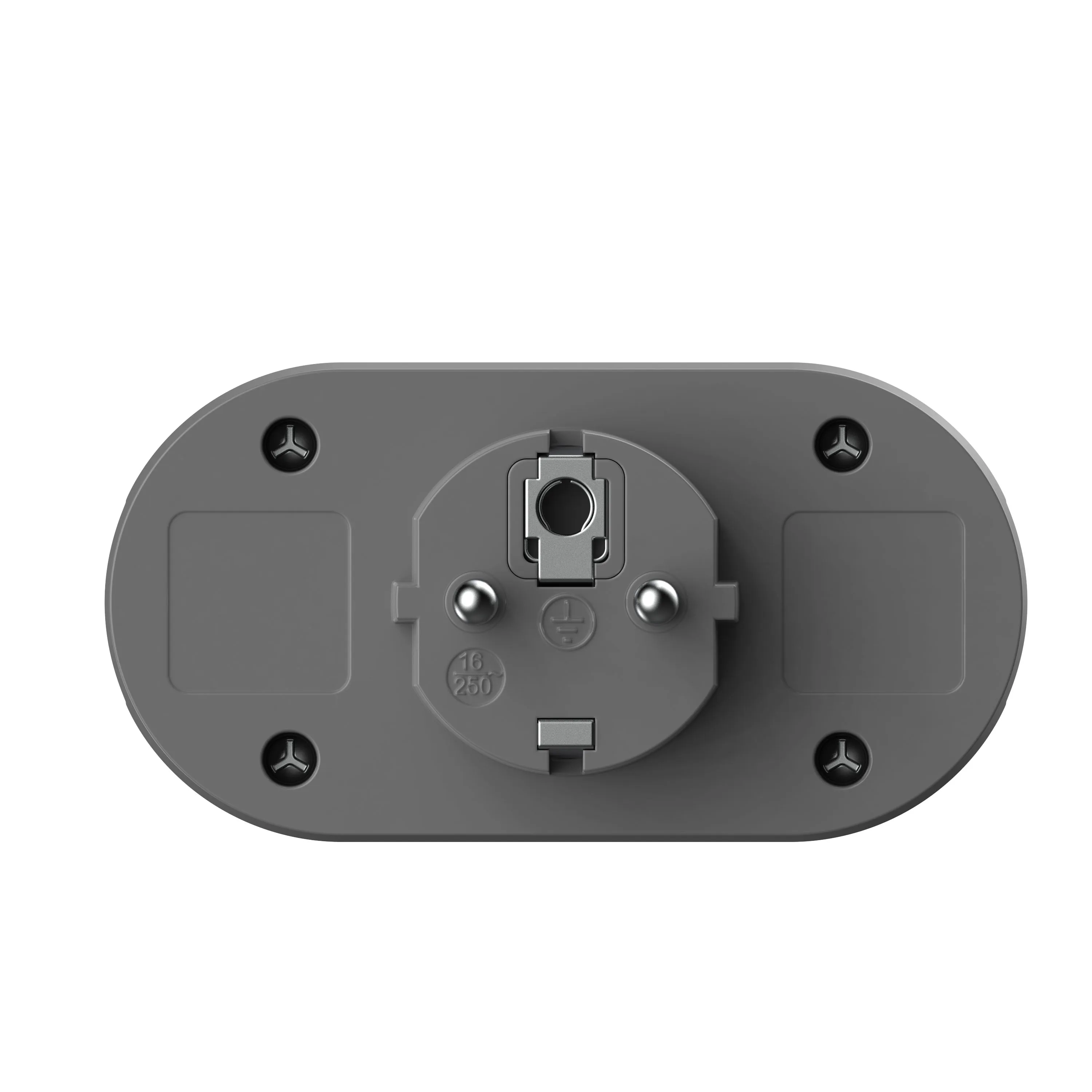 Сетевой разветвитель 2 гнезда с/з, с защитными шторками, 16A, 230V, бело-серый DEKRON - Фото 6
