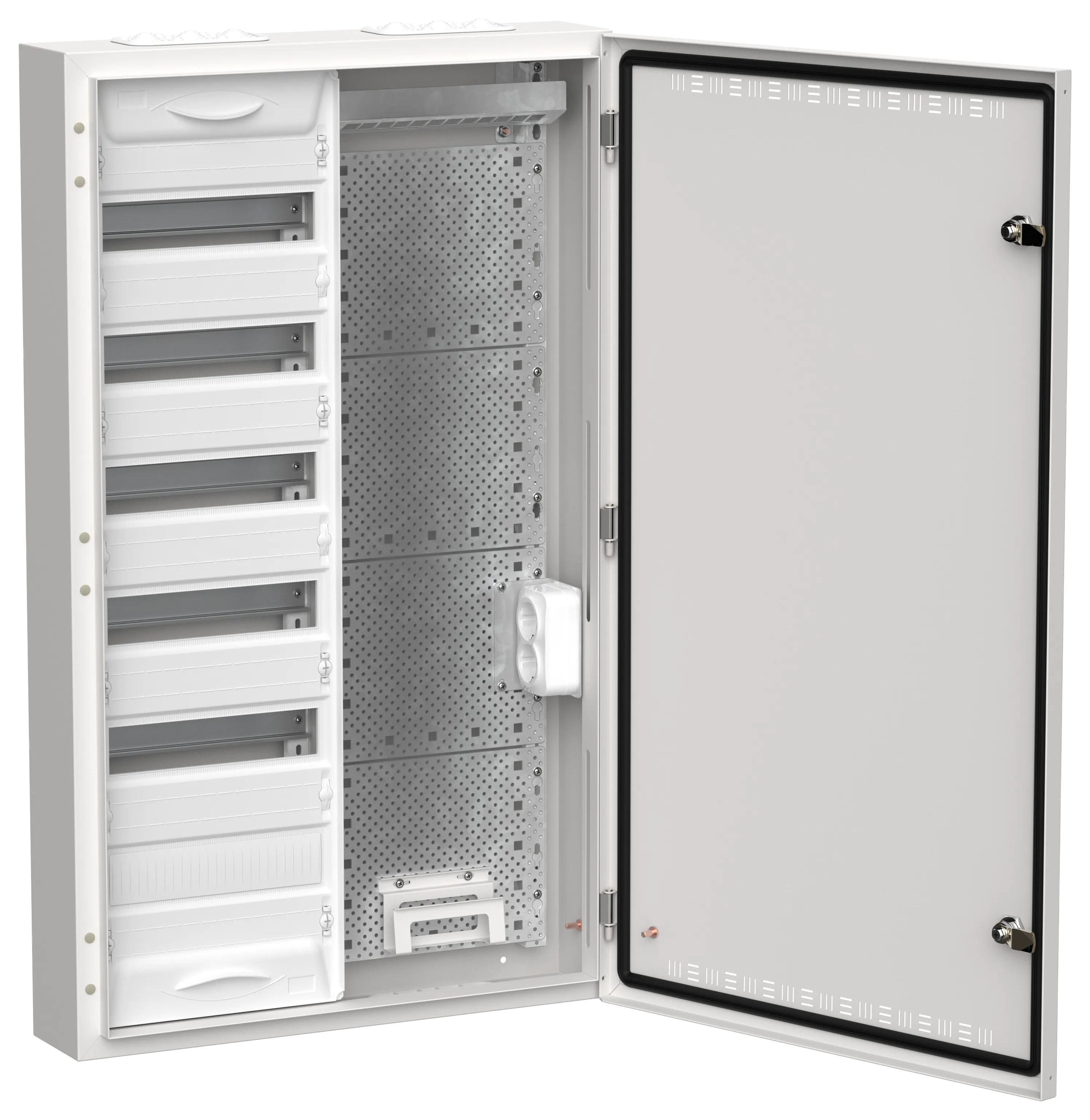 TITAN 5 Корпус комбинированный ЩРн-72 (2х72) 960х570х140мм IP30 белый IEK TI5-51-N-2X072-30