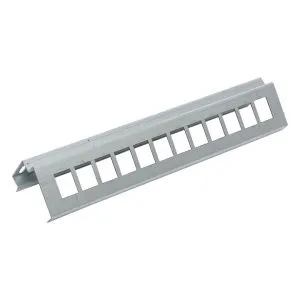 Патч-панель для 12 модулей RJ45 "Nova" EKF nv-pp12