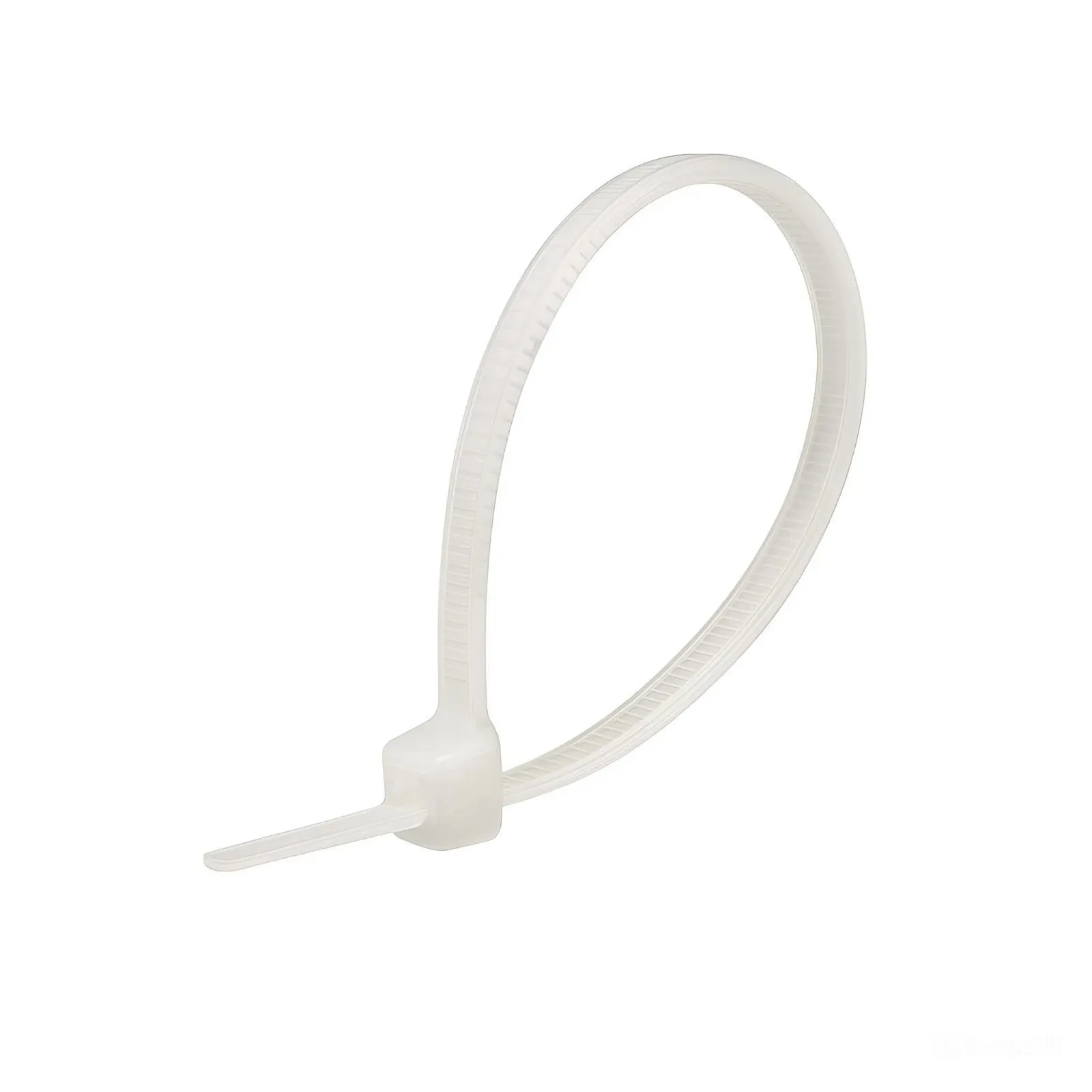 Хомут-стяжка нейлоновая КСС 5х200 мм, белая (уп. 100 шт.) (115 уп/кор) DEKRON