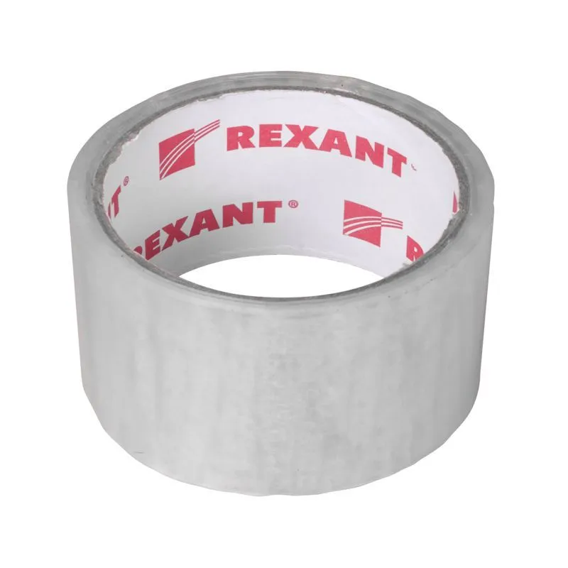 Скотч упаковочный 48 мм х 50 мкм, прозрачный, (рулон 36 м) REXANT 09-4201