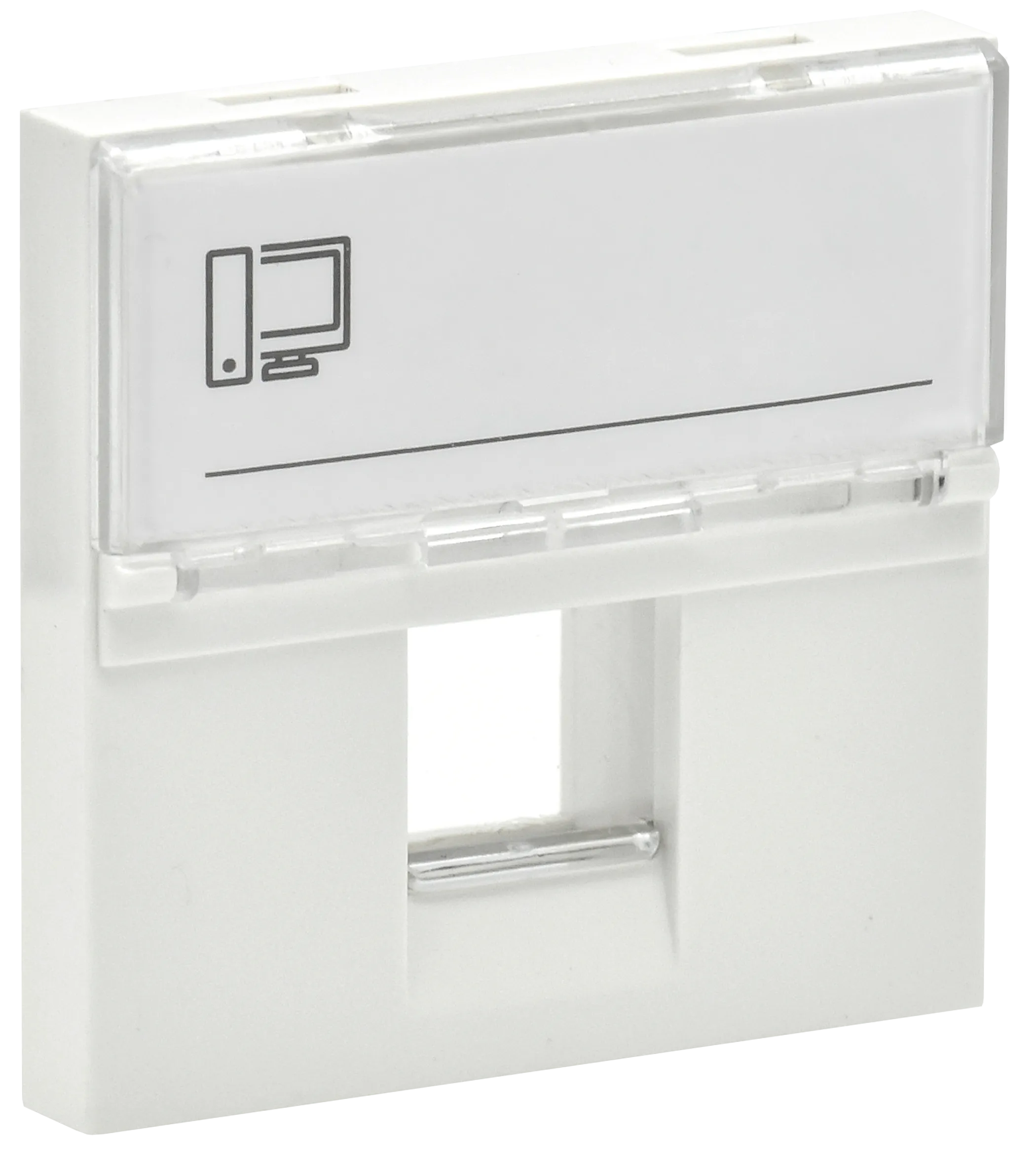 PRIMER Панель лицевая Keystone (2 модуля) белая IEK