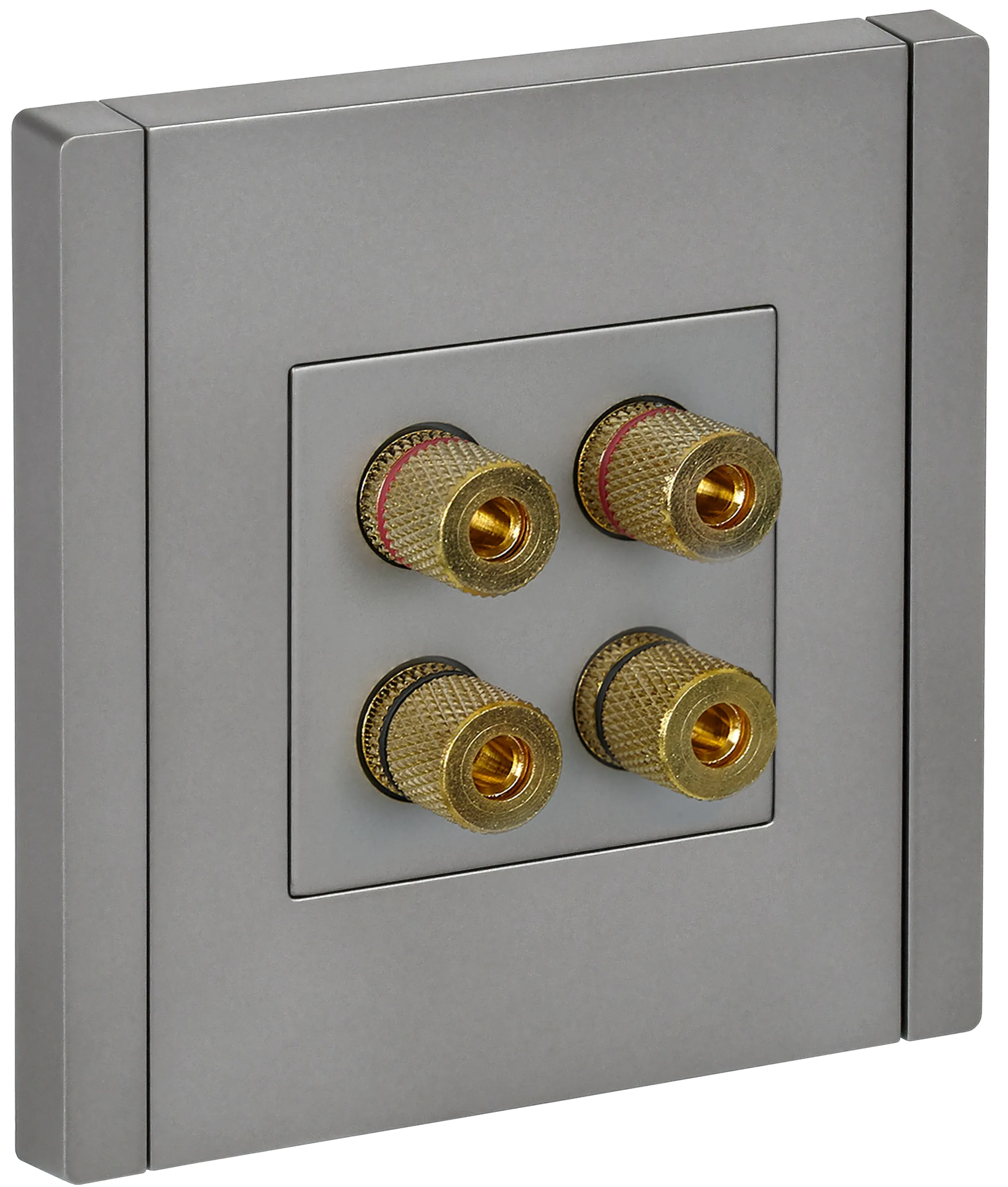 FORTE&PIANO Аудиорозетка 4-местная FP539 сталь IEK