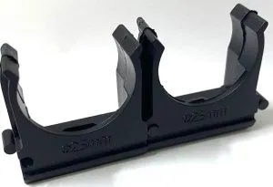 Крепеж-клипса Ø 25 цвета: черный (100шт/уп) GX4003-1