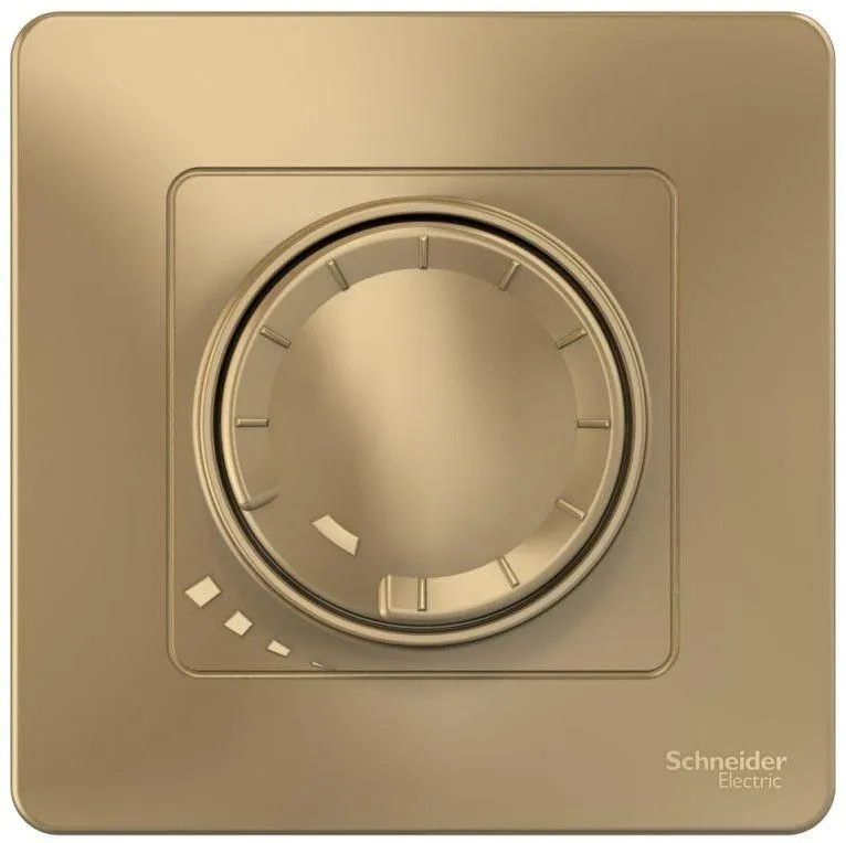 Светорегулятор поворотно-нажимной универсальный СП Blanca 400Вт титан SE BLNSS040014 - Фото 2