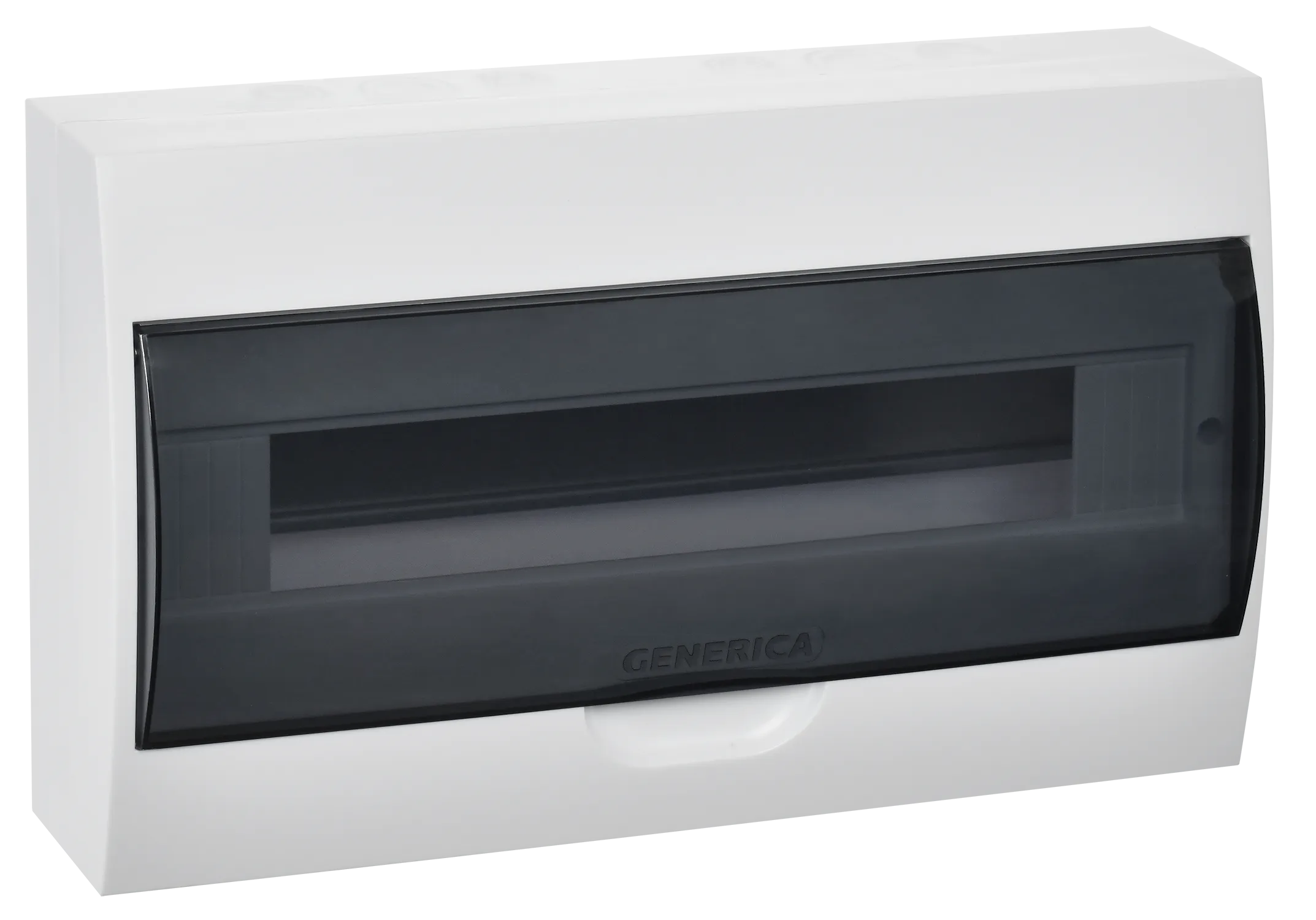 Корпус пластиковый ЩРН-П-18 черная прозрачная дверь IP41 GENERICA MKP12-N-18-41-G